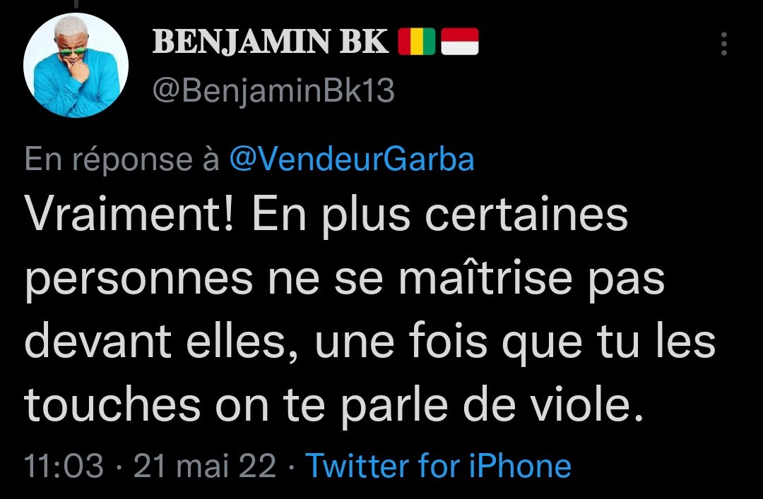 thy_gane's tweet photo. C'est ça la réalité des choses. Les hommes qui font l'apologie du viol.
C'est l'éducation des hommes qui n'est pas correcte. Le problème n'a jamais été les femmes et le jour où les gens comprendront ça, ce jour là tout ira mieux.
#BalanceTonPorc #ThisIsNotConsent https://t.co/Uu19m2h4zg