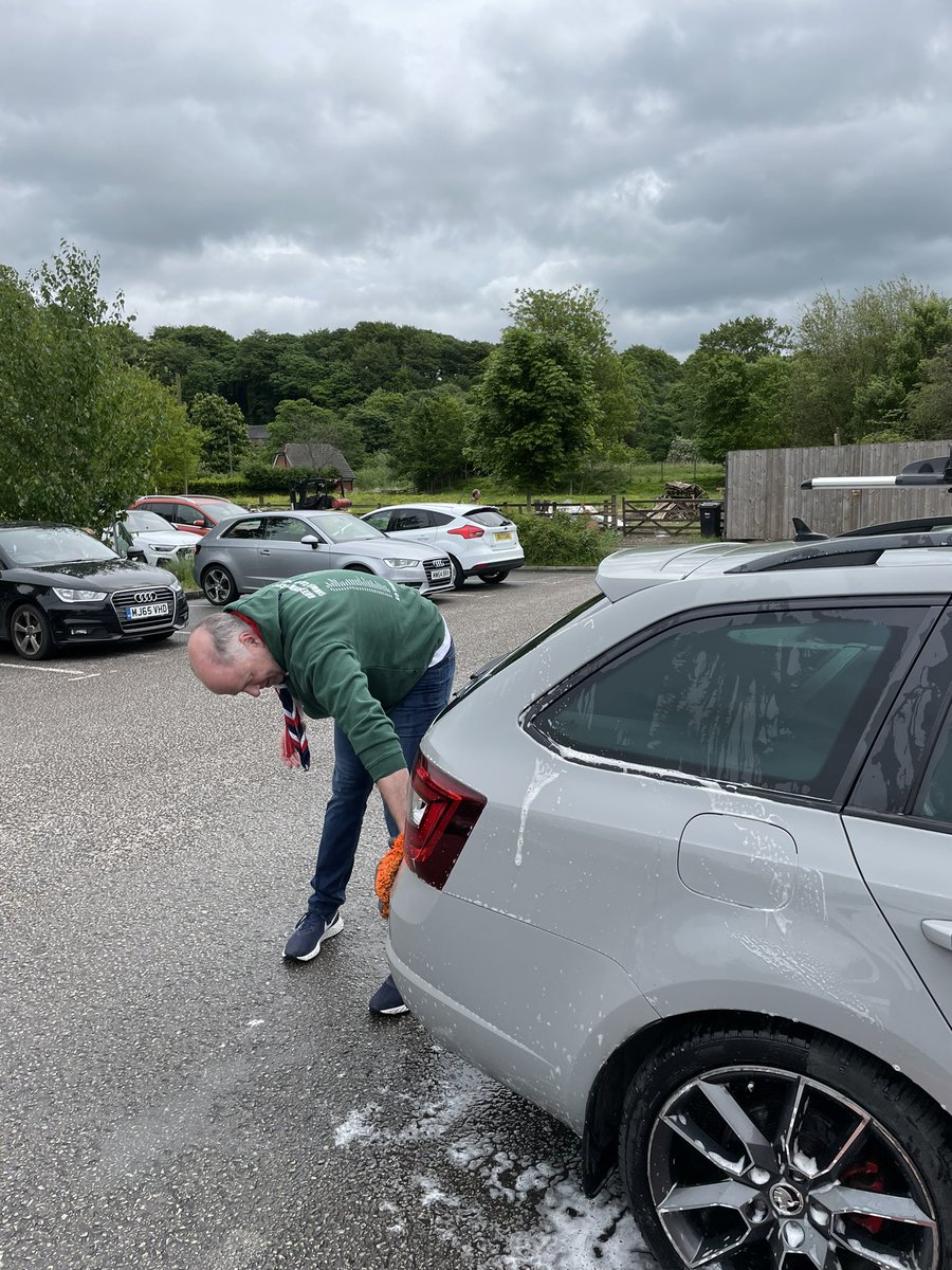 7thRamsbottom's tweet photo. Car washing down at Summerseat Garden Centre. All funds raised will help the Scouts heading to Switzerland in the summer for a trip to @KISC #Scouts #skillsforlife https://t.co/QwYNulprDz