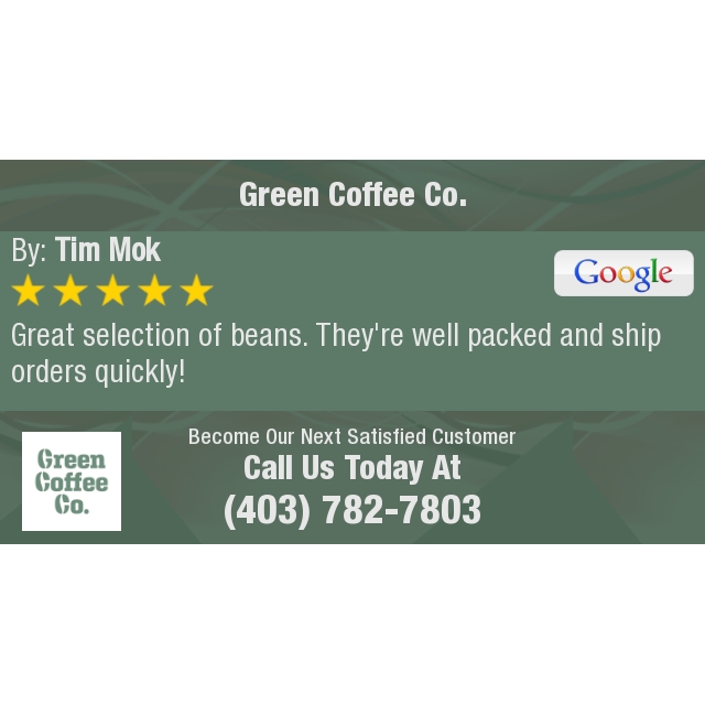 5 Star: Tim M. "Great selection of beans. They're well packed and ship orders quickly!" bit.ly/3C3jJFp