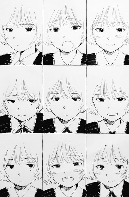 例の表情描き分けのやつです
お題はどっかで確認して 