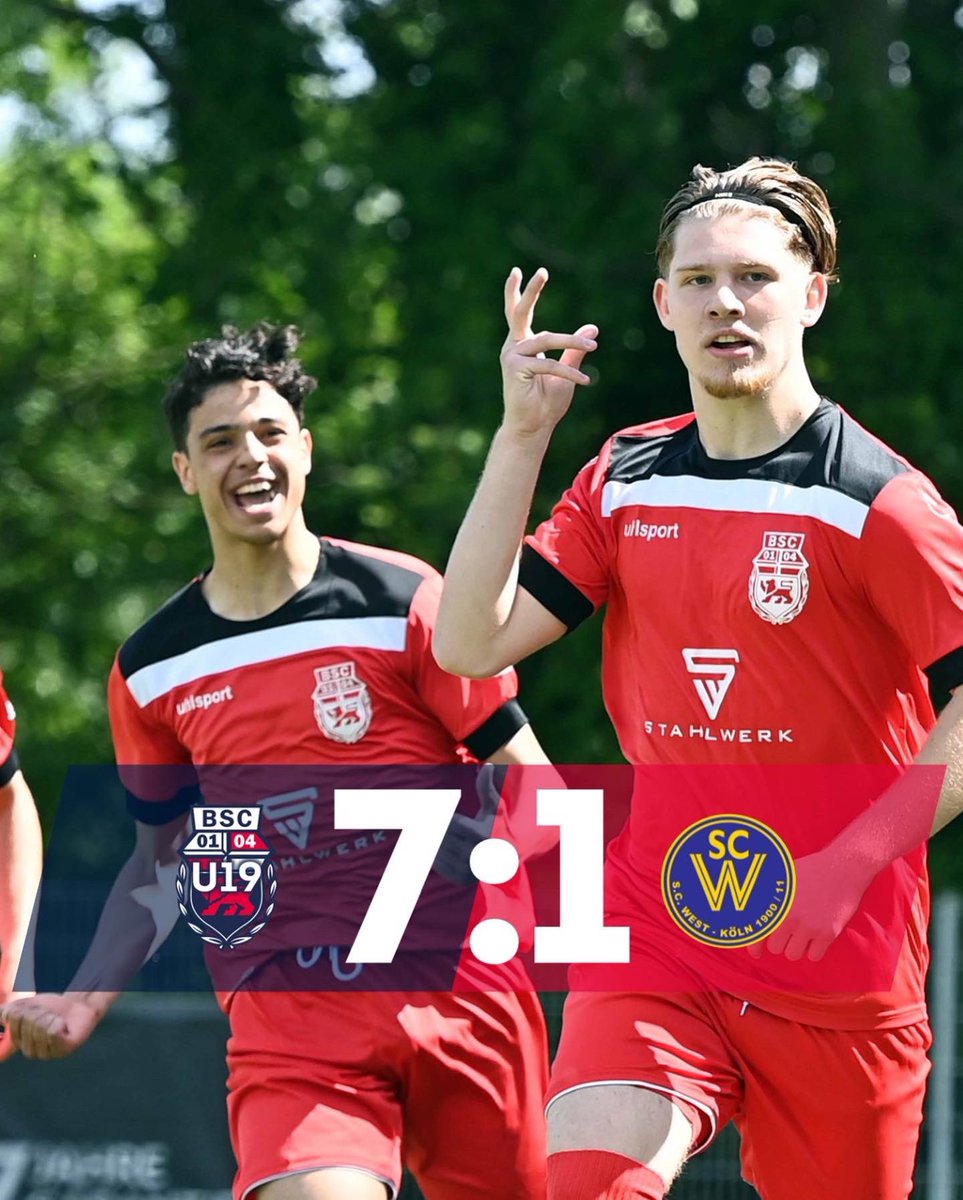 bonner_sc's tweet photo. Aufstieg in die A-Junioren Bundesliga West! 🦁🔵🔴
Unsere Junglöwen haben es geschafft! Durch einen 7:1 Heimerfolg gegen die U19 des SC West Köln ist die A-Jugend des Bonner SC Meister in der FVM Mittelrheinliga 2021/22 und steigt damit in die Bundesliga West auf! https://t.co/N3wNLDI1sC