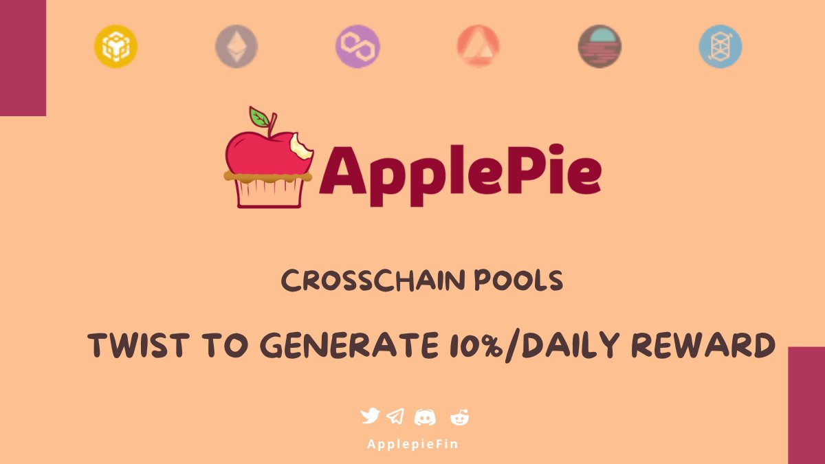 Applepiefin's tweet photo. Earn 10% Miner Reward On Daily Basis.

♨️3600% APR
♨️4% Dev Fee
👅20% For Referral

#applepie #pie #bakedbeansfork #bakedbean #BNB #busd #Binance #staking #StakingRewards  #POOL https://t.co/lnlUasGUnh