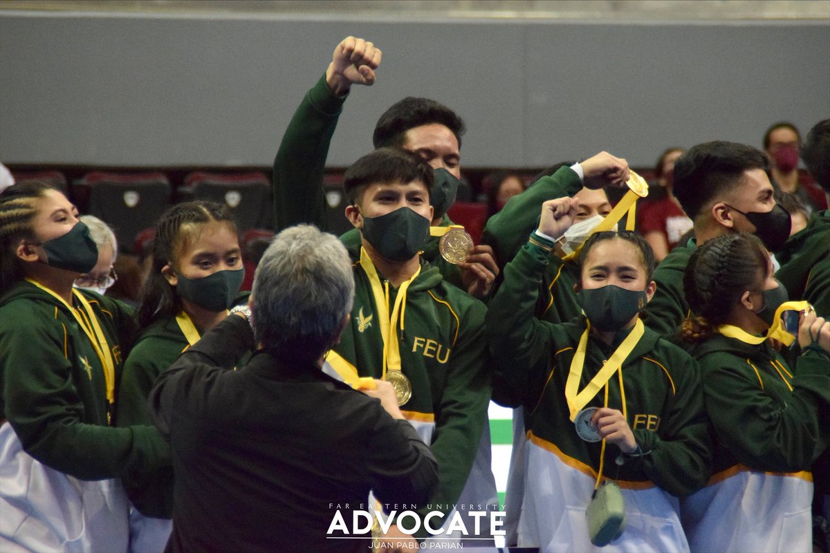 FEU Cheering Squad are crowned champions once again, dancing their way with the Queen-themed routine at the UAAP season 84 Cheerdance Competition, May 22 at the MOA Arena in Pasay City.

#WeWillRockFEU