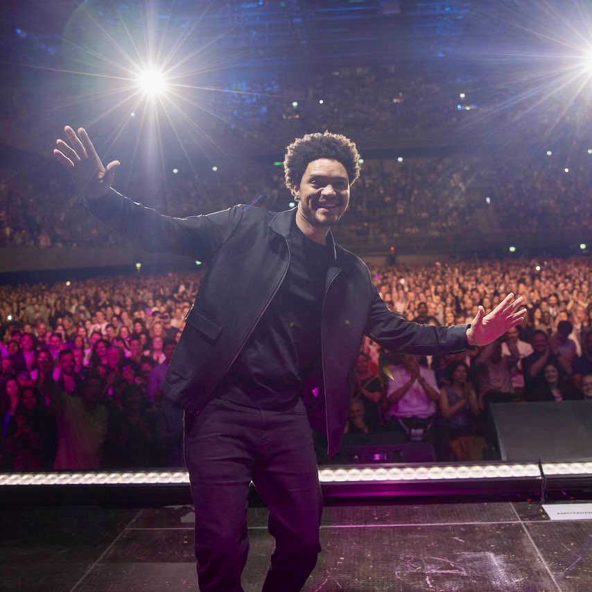 Trevornoah's tweet photo. To the nearly 14,000 people that decided to spend their Saturday night with me at the Ziggo Dome in Amsterdam… THANK YOU! 🇳🇱🔥 https://t.co/KSrkTwThcV