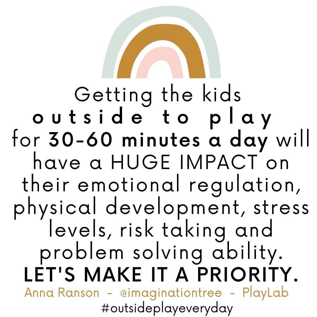 #outsideplayeveryday #theimaginationtree #screentimetoplaytime #playisenough #playislearning #playistheworkofchildhood @ImaginationTree @EYTagteam