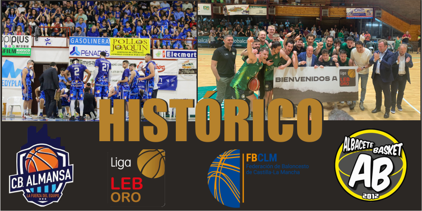 fbclm's tweet photo. #LEBOro | Castilla-La Mancha contará con 2 equipos en Oro por 1ª vez en su historia.
🔛🔥 La permanencia del @CBAlmansa y el ascenso de @AlbaceteBasket nos dejan un fin de semana ÉPICO.
CRÓNICA👇👇
📰 https://t.co/vhZb2Puyk5
📸FEB
#PasionXBasketCLM #abrelosojosnoalbullying https://t.co/SgCZCAwg9I