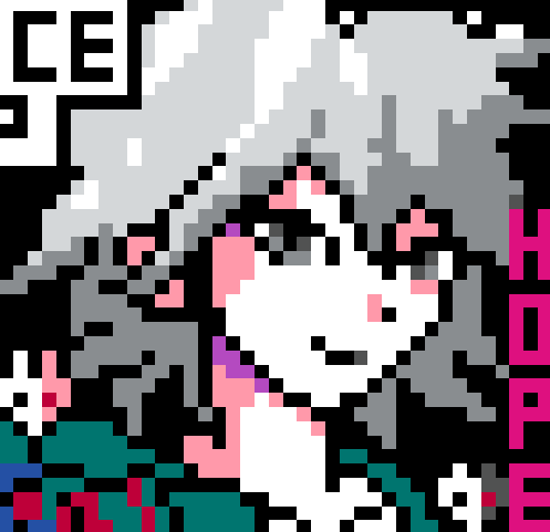 Nagito Komaeda on the Reddit r/place