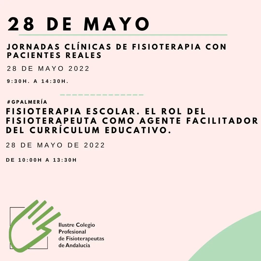 ¡Feliz domingo a tod@s! 😊
Os dejamos aquí la agenda semanal para que podáis conocer las actividades de esta nueva semana.‼️
Podéis consultar el calendario completo en la web 🔝

#Colfisio #fisioterapeutas #fisioterapia #Andalucía  #colegiados #información #ColegiodeFisioterapia