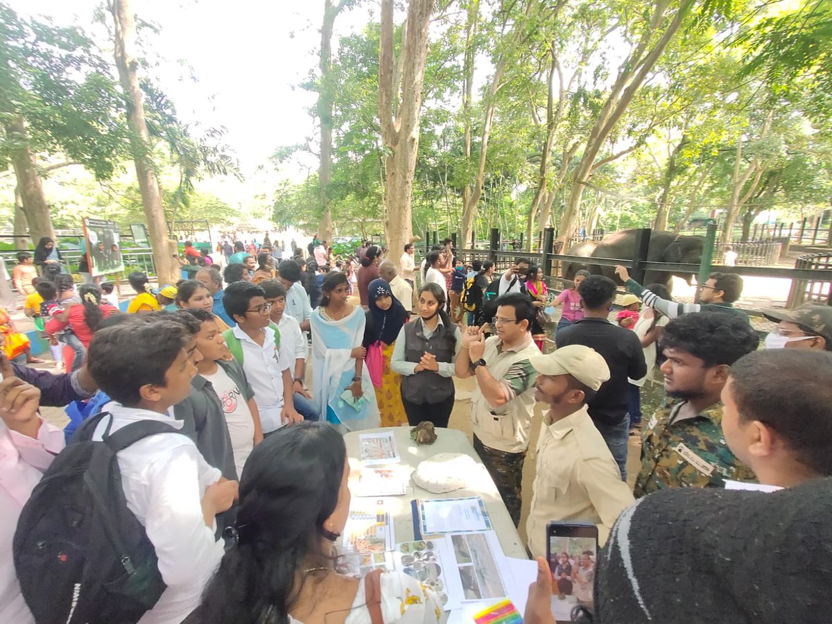 ZKarnataka's tweet photo. #BiodiversityDay celebrated in all zoos under #ZAK #theme -Building a shared future for all life. Created awareness abt #22actions as recommended by United Nations to be implemented to conserve #Biodiversity https://t.co/NVxj8XzPUq