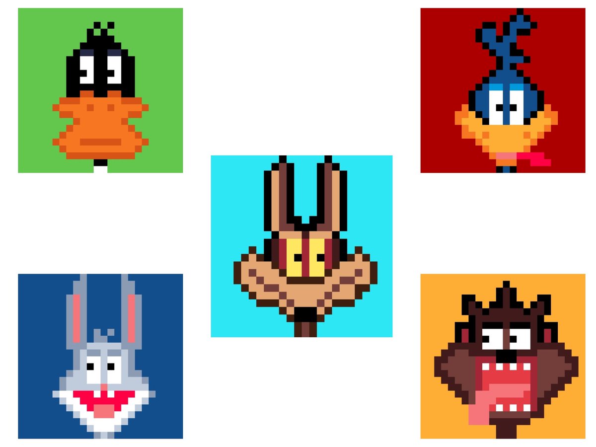 StudioPixeloop's tweet photo. Since the team is made by two we decided to double the fun! 😁 #Pixeloop only on @loopringorg 💙 https://t.co/8MI8t7nufl