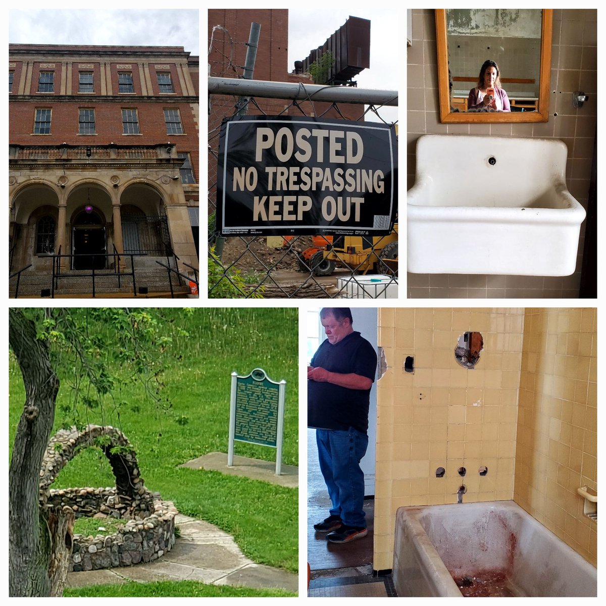 womackd5150's tweet photo. @travelchannel @KatrinaWeidman @JackOsbourne Had the pleasure of touring the halls of Eloise Asylum in Westland, Michigan yesterday! What fun to walk where you guys investigated. 🤩👻🏨🪦
#PortalsToHell #EloiseAsylum https://t.co/JpNmgBgtZB