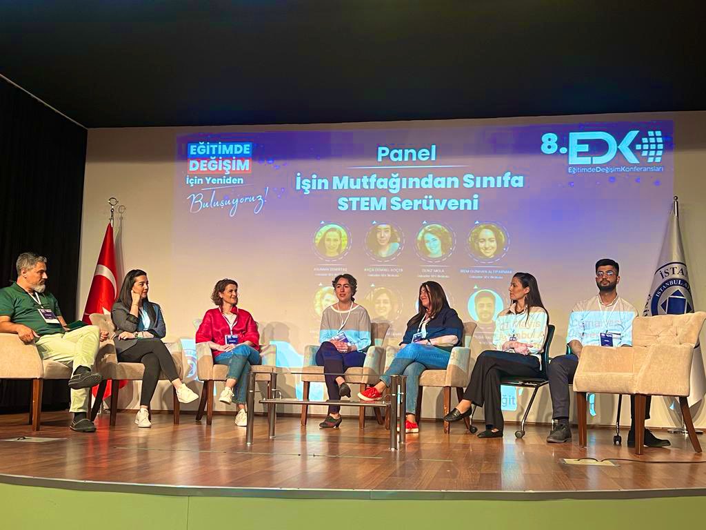 Disiplinlerarası çalışmalarımızı paylaşmak keyifliydi. Dinleyen herkese teşekkürler. STEM /STEAM odağında yapılan planlama ve uygulamaya P4wC eklendiğinde kazanımlar pekişiyor. #P4C #EDK22