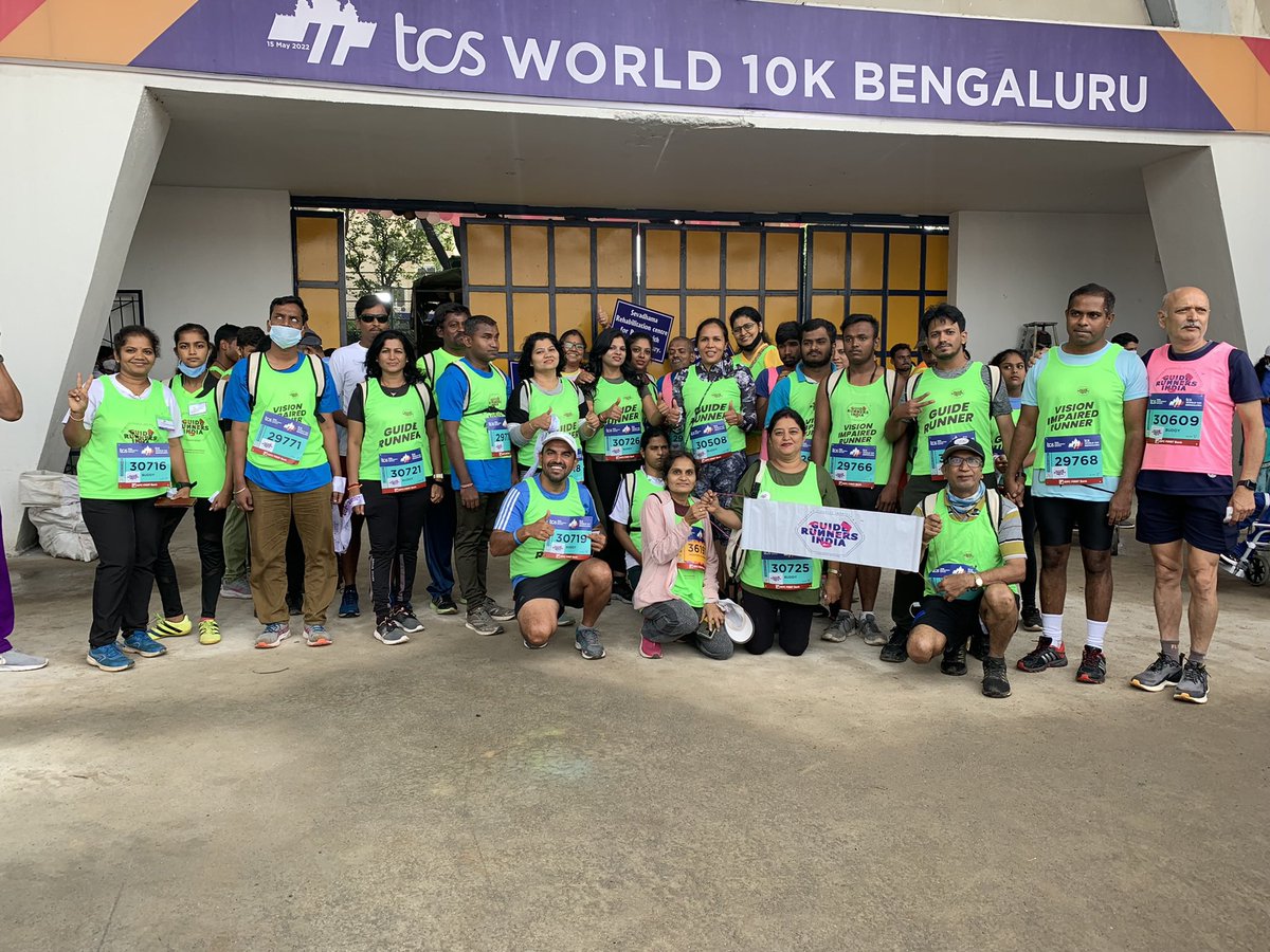 GuideRunnersIND's tweet photo. Honored to be featured on @TCSWorld10K page! Congratulations to all finishers #GuideRunnersIndia 💐 @bhumikarunner https://t.co/9Z6tfLU1yK