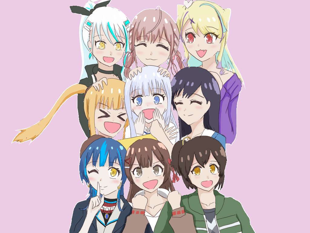 #上手いとか下手とかそういうのは関係なく自分が気に入っている絵を4枚選ぶ選ぶ見た人もやってくれたら嬉しいな 
可愛い子がいるんですよ、#ぼいそーれ っていう
V声優の子達なんですけど 
