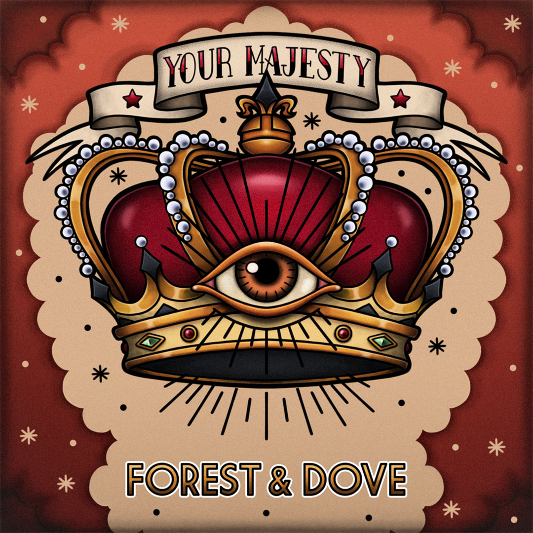 The beautiful artwork to "Your Majesty" was created by the magnificently talented Yolando Alonso of Venom Muse Studio. Many thanks! The album releases Friday 27th May in all major online retailers.