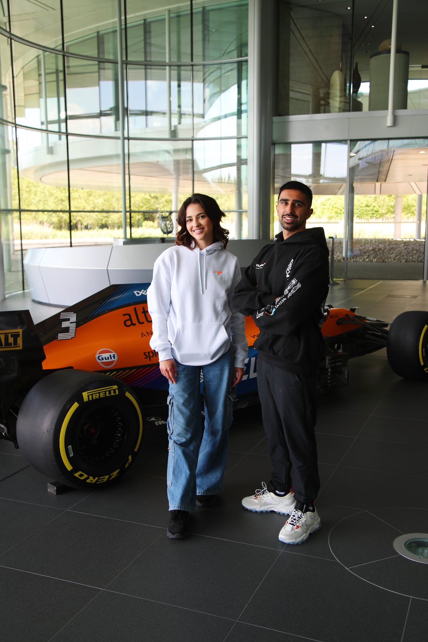 mia on Twitter "Me and Vikkstar123 are at the Mclaren HQ today for
