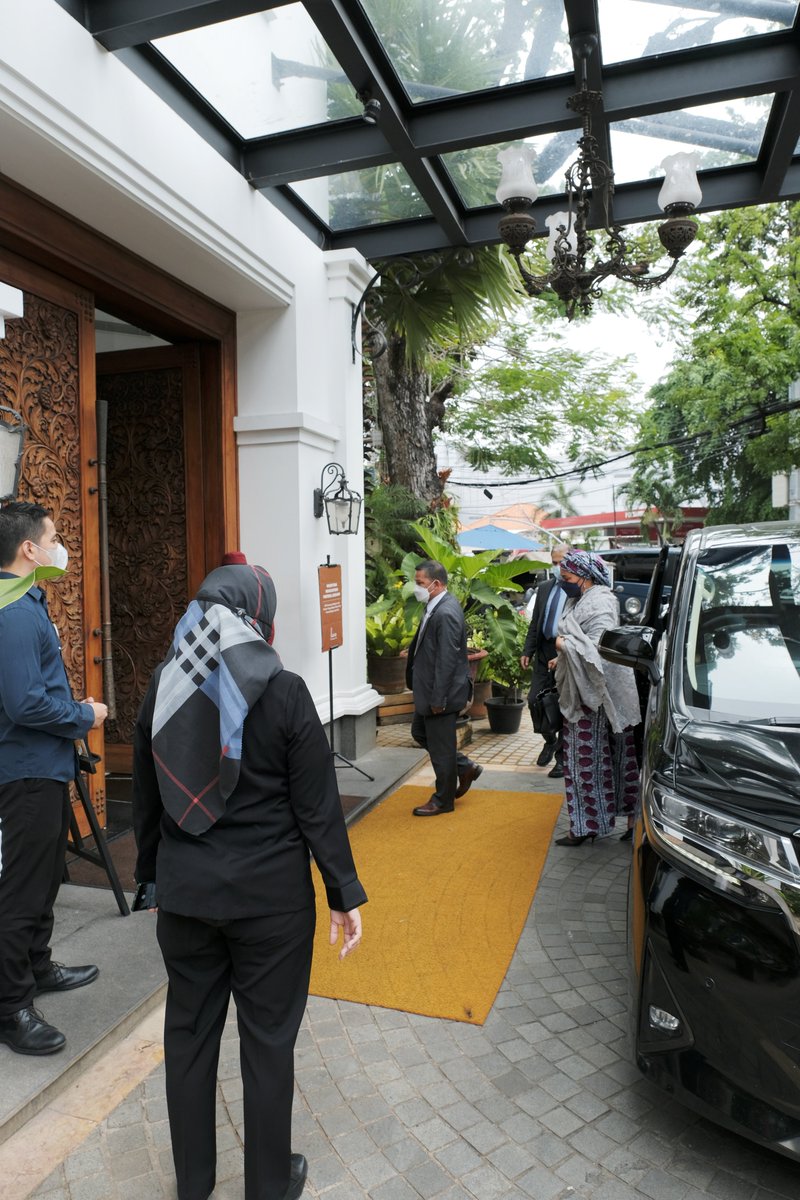 AminaJMohammed's tweet photo. Joining our colleagues and international partners this week in Indonesia, the host country of the 2022 Global Platform for Disaster Risk Reduction and G20 Presidency. https://t.co/NjI0a141zj