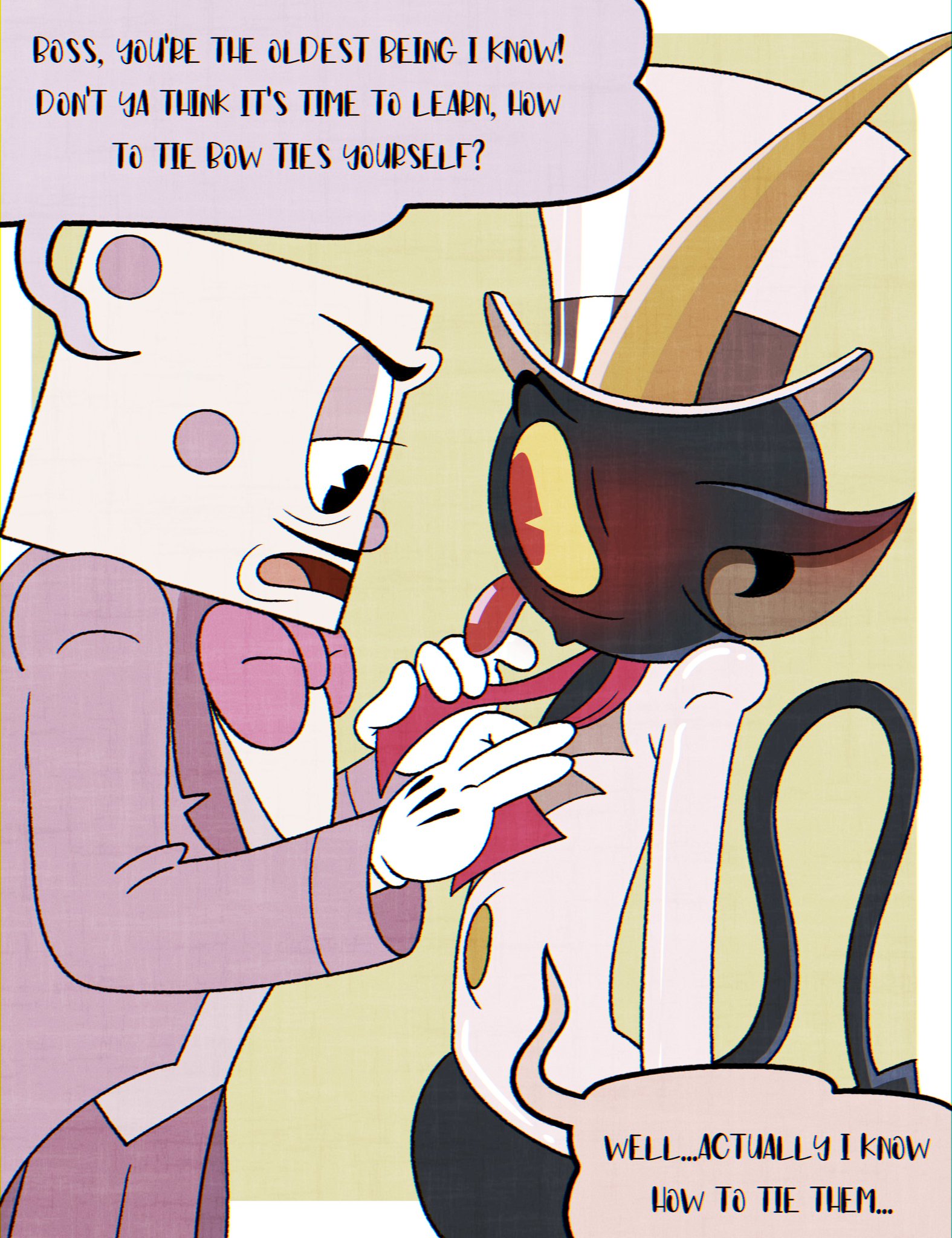 ⛧ catoonz ⛧ 🐺🌧️ on X: Wow King Dice goes to church! #cupheadshow # KingDice #devildice #cupheadfanart #fanart #cupheadcomic   / X