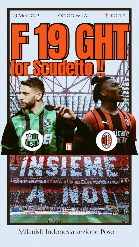 Crediamo campione 🔴⚫
#f19htforscudeto #ForzaMilan