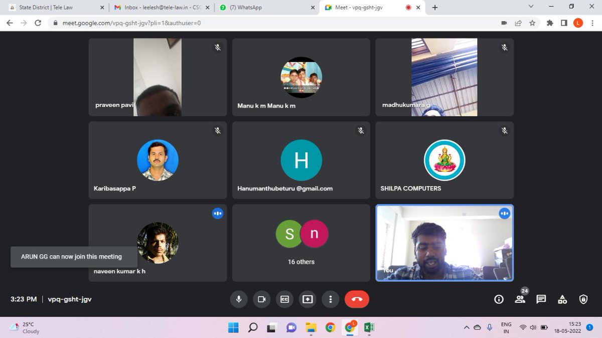 Tele_Law_'s tweet photo. VC Training session conducted for complete information and process of telelaw and Cultural Survey. In this training, State Coordinator, District Manager participated and provided their guidance to all VLE. https://t.co/u6hS9fu9S5