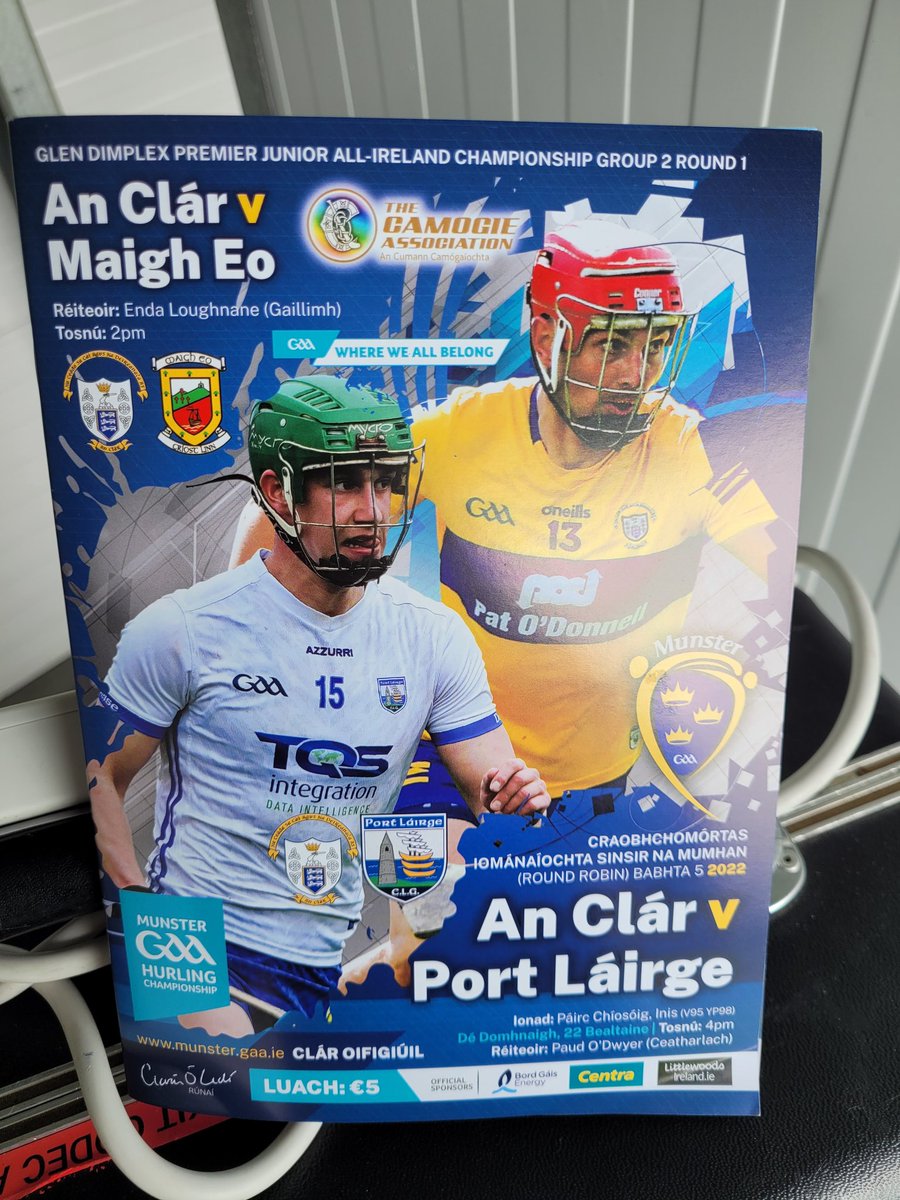 WhelanGavin's tweet photo. Landed in Ennis! D-Day in the @MunsterGAA SHC... #DèiseAbù @WaterfordGAA @wlrfm #Round5 #EverythingOnTheLine #GAA ⚪🔵🏑🏑

LIVE coverage on #WLR from 3:50pm all thanks to @GCorbettmotors https://t.co/pnUdj8KgXm