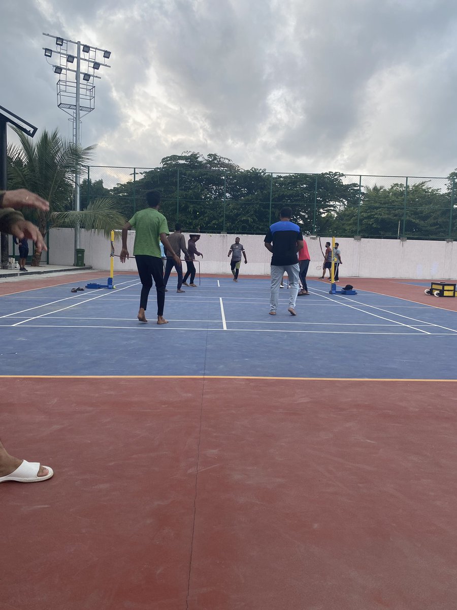 mithel_raj's tweet photo. @msrbommanahalli @CMofKarnataka 
A beautiful stadium facility has been created by our state government and our respected mla, but some drunkards come and misbehave they even havethreatened,they play with ball in badminton court and have broken the net.@BlrCityPolice @hsrlayoutps https://t.co/n10R7KhZVS