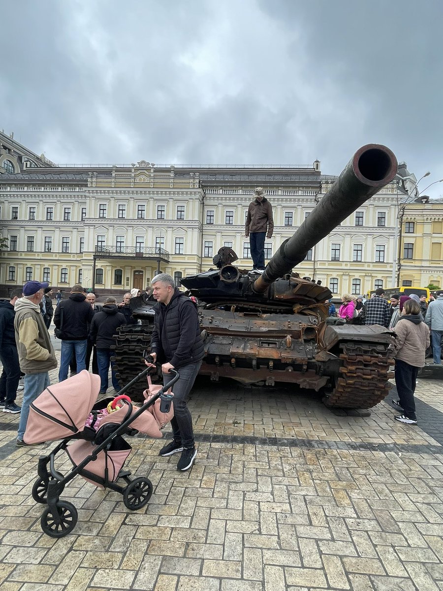 On day 88 of the war, Russian tanks have finally entered Kyiv.