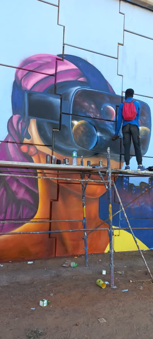 Doctagraffiti's tweet photo. #Festigraff au sacrée coeur nous gravons les murs avec une énergie positive💯 https://t.co/5xcC0IFb2E