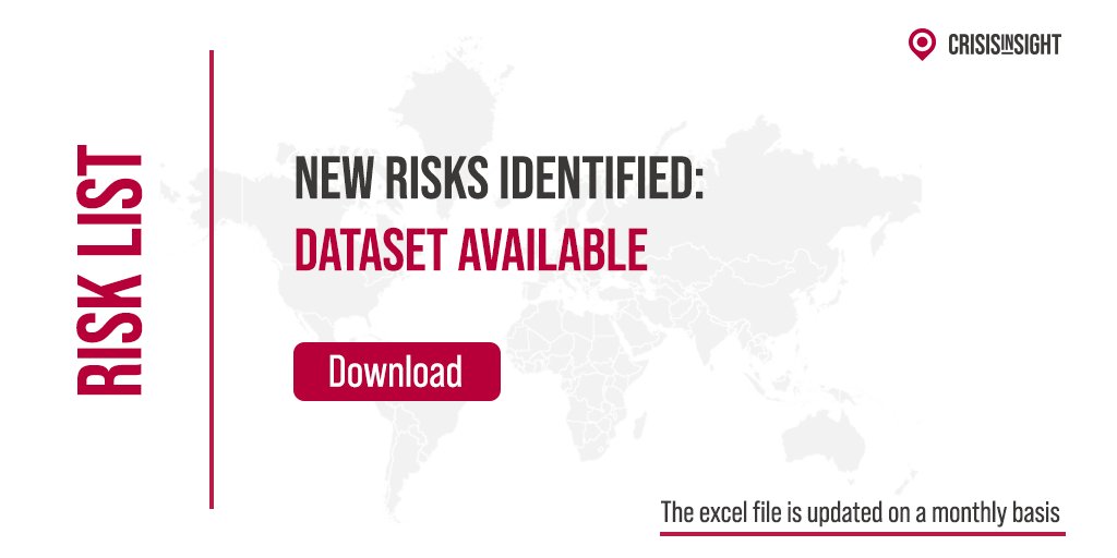 DATA UPDATE: Want to anticipate #humanitarian response &amp; find out which humanitarian crises are likely to deteriorate notably in the coming months?

See the Risk List #dataset, w/updated info for +80 contexts/risks, based on daily monitoring of +150 crises crisisinsight.acaps.org/risklist