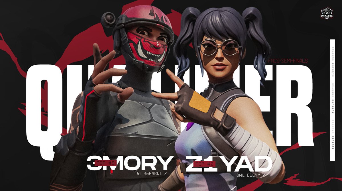 قول وفعل 🫡🔥
 الأبطال يتأهلون للنهائي الكبير من بطولة FNCS الشرق الأوسط 🏆✨
 
▪️ <a href="/Z1yad5/">FAMAS</a>
▪️ <a href="/3mory7x/">3mory</a>
 
#DragnsForce