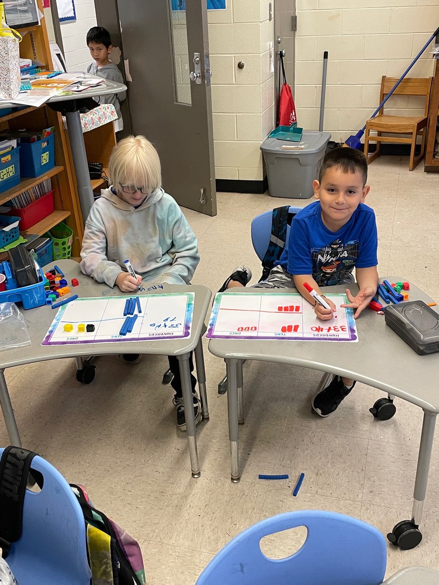 Ms. Simpson’s mathematicians were hard at work!