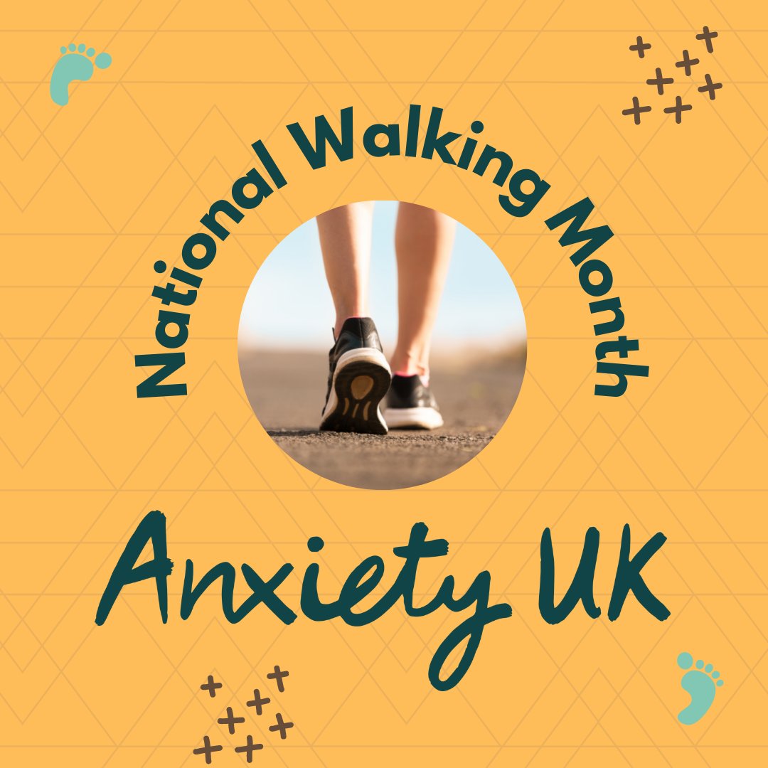 AnxietyUK's tweet photo. Its #nationalwalkingmonth throughout May.  #Walking is great for positive mental health.  We'd love to see pictures of your walks this month so please do get tweeting 👣 https://t.co/pj4a1awWMt
