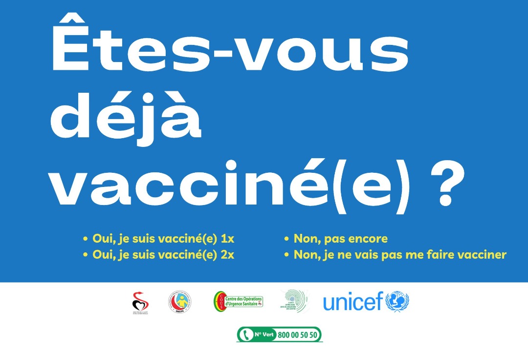 #SnVaccination #DogaliCovid19 @santegouv_sn @SneipsO @promosante @appelsn @cous_senegal @unicefsenegal @OMS_SENEGAL