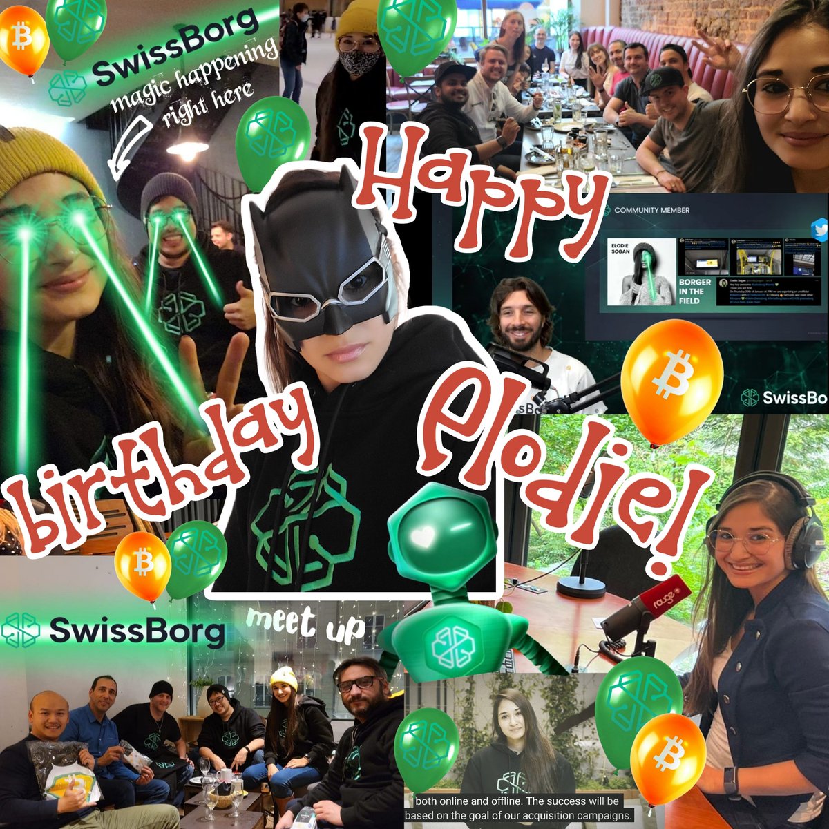 Claire_InCrypto's tweet photo. Massive HAPPY BIRTHDAY to my #SwissBorgSister @elodie_sogan!🎈Wishing you an awesome day 💃😘🍀💚 https://t.co/9rweVVmHAB
