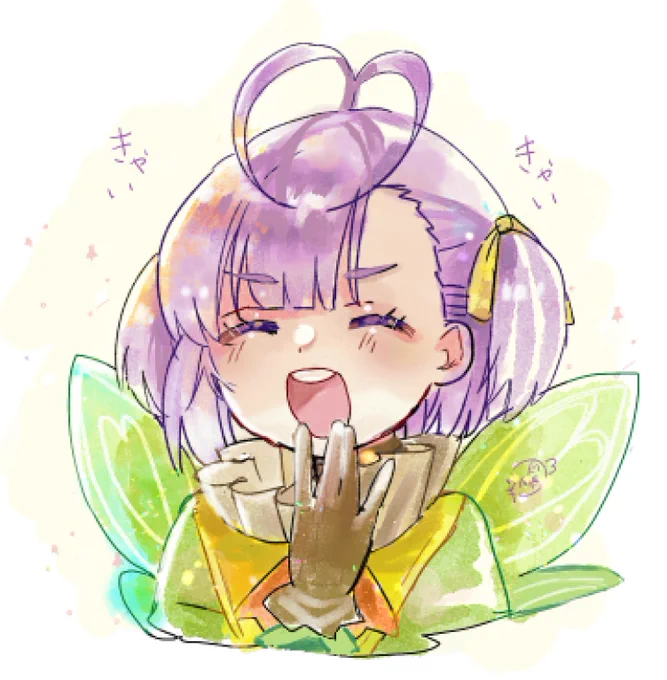 #軽い気持ちで描いたら思った以上に反響があった絵
FGO ∕楽しそうなムリアンちゃん 