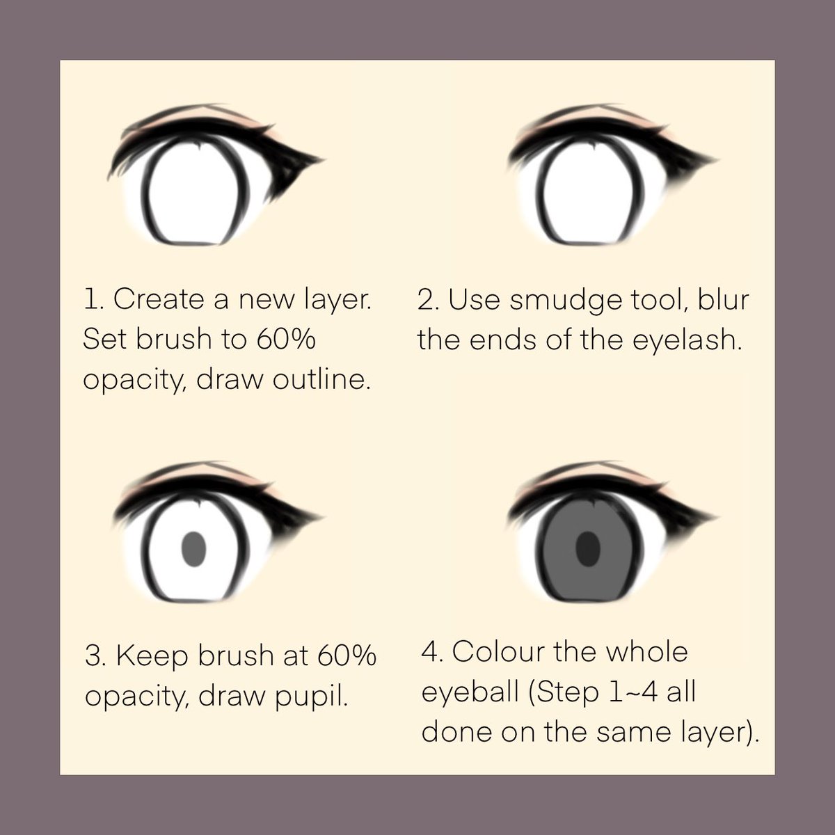 tiffany_illust's tweet image. Ever since I changed my eye-colouring style, a number of people had asked me to make a tutorial of it, and I did promise them I'll do one eventually- so here it is! I hope you find this helpful~ (1/2)
#eyetutorial 
#tutorial 
#arttutorial 
#arttutorials 
#animeeyes