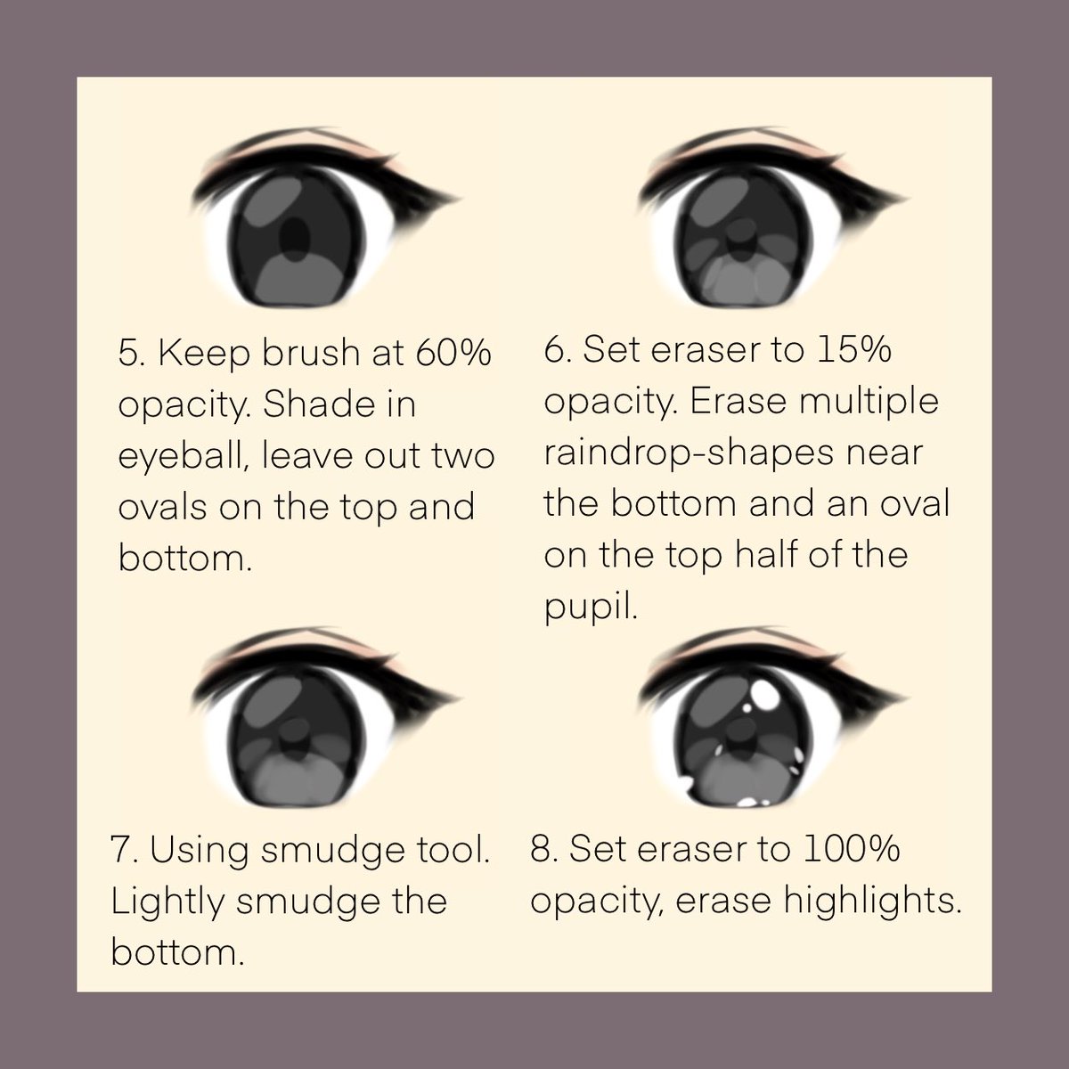 tiffany_illust's tweet image. Ever since I changed my eye-colouring style, a number of people had asked me to make a tutorial of it, and I did promise them I'll do one eventually- so here it is! I hope you find this helpful~ (1/2)
#eyetutorial 
#tutorial 
#arttutorial 
#arttutorials 
#animeeyes