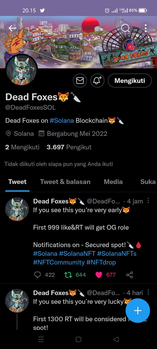 usupsetiawan3's tweet photo. @DeadFoxesSOL https://t.co/W2oWuHzzhR