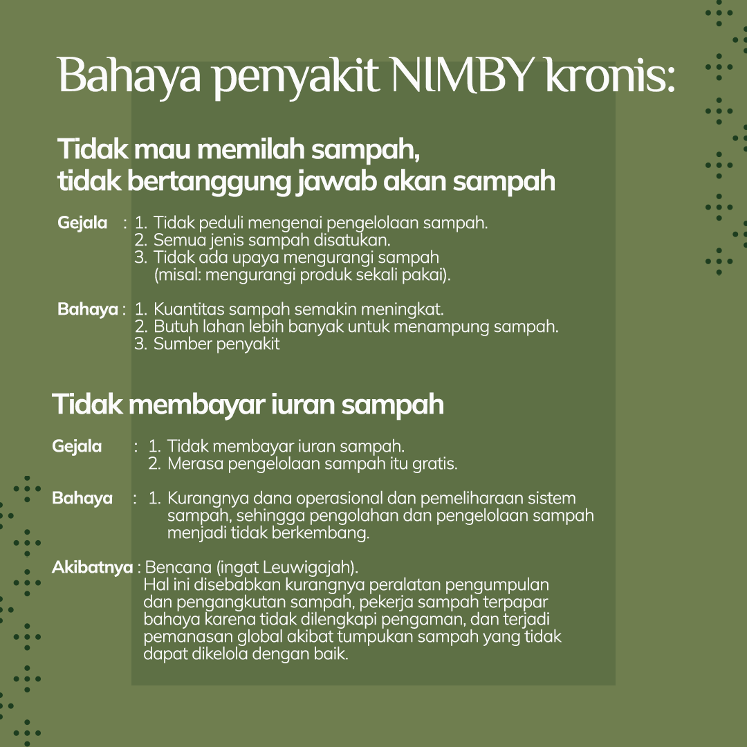 NIMBY (Not in My Back Yard) : Waspadai, kenali gejalanya, jangan sampai kita terpapar.

<a href="/LPDP_RI/">#DiriUntukNegeri</a> 

#LPDP #PK186 #JenggalaSamudra #BersamaBangunNegeri #DiriUntukNegeri
#AkuPastiMengabdi #SDMUnggulIndonesiaMaju #SatuDekadeLPDPSemakinBerintegritas
#KampanyeSosial