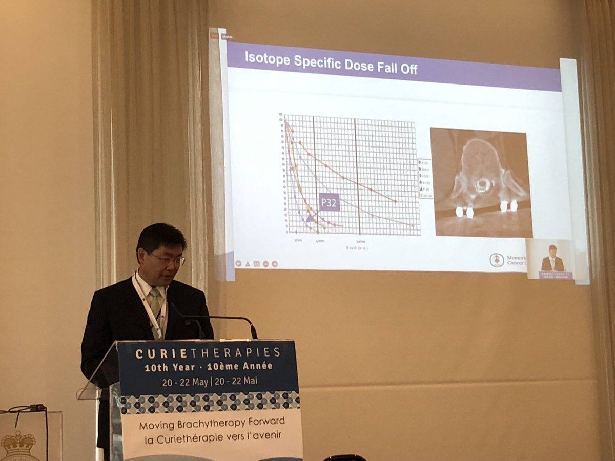 Very interesting! Brachytherapy for bone metastasis talk delivered by Dr Josh Yamaha #curietherapies2022