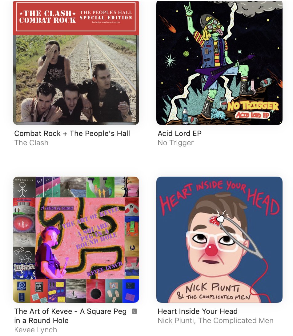 great feature on Apple Music new releases for <a href="/KeveeLynch/">Kevee Lynch</a> thanks to <a href="/AppleMusic/">Apple Music</a> and <a href="/fugamusic/">FUGA</a> and our label <a href="/NubCountry/">nubcountry</a> 
featured alongside The Clash! Nice!