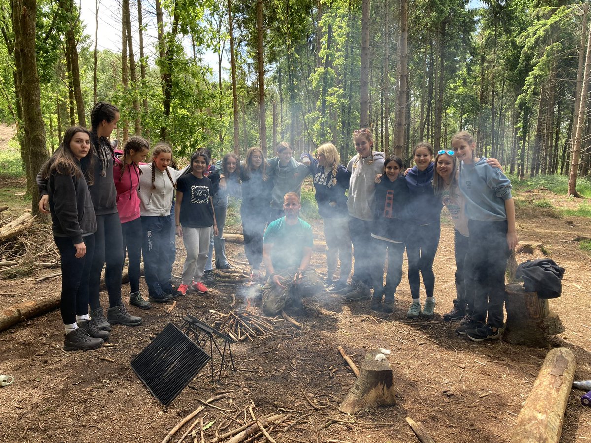 Year 9 have arrived in the Oxfordshire countryside for a 3 day bushcraft camp. They started by learning how to make fire to cook their lunch @BushcraftOnline @PrescottJane @PaulMarshallsay @PHSOutdoored