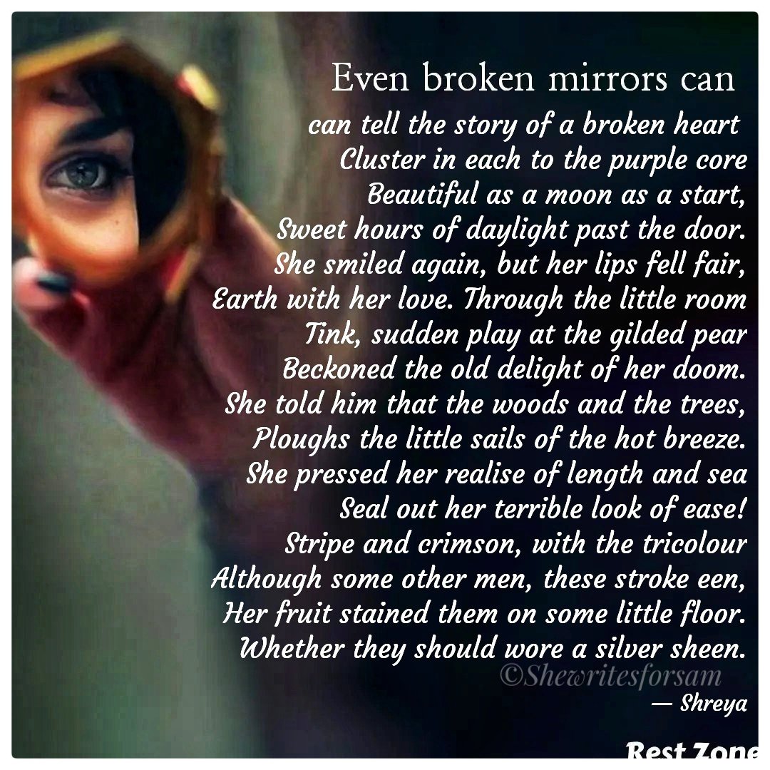 shreya4rockey's tweet photo. Every mirror tells a story
#mirror #Truth The Script #amwriting #romance #shreyamusings
#WritingCommunity https://t.co/U1cZEAuBQm