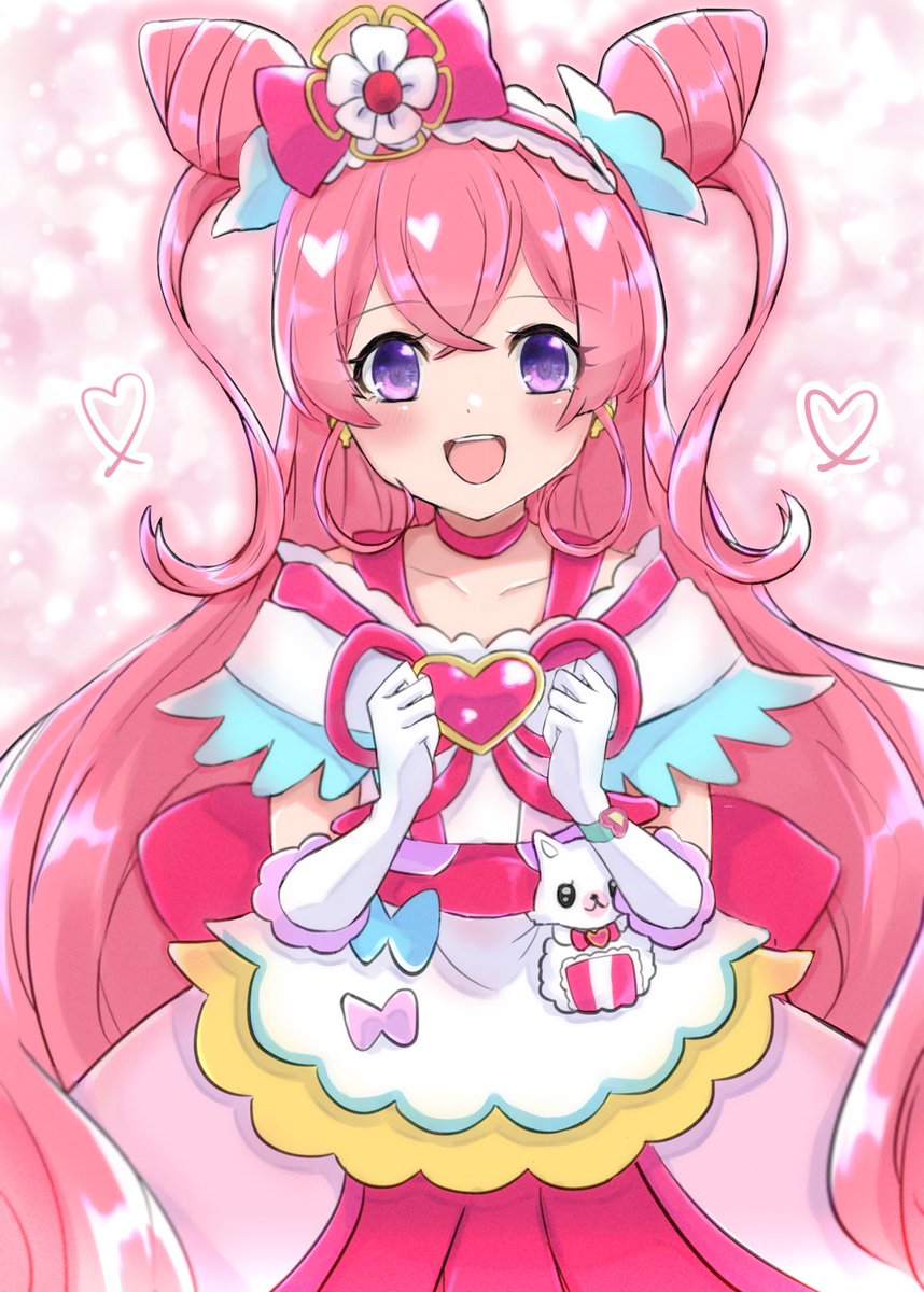 「キュアプレシャス🍙
#デパプリ #precure 」|かみなのイラスト