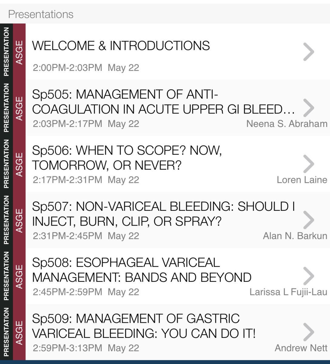 NeenaSAbrahamMD's tweet image. 👉🏽So much great content @DDWMeeting ‼️

👉🏽 On Sunday May 22, check out this powerhouse session on #GIBleeding 👇🏽 
✨Join me, @LorenLaine2 &amp;amp; @alan_barkun ✨

👉🏽Also on 5/22:
🔸 Long Covid &amp;amp; #DGBI 
🔸 Barry Marshall lecture &amp;amp; #HPylori  

#GITwitter #DDW2022