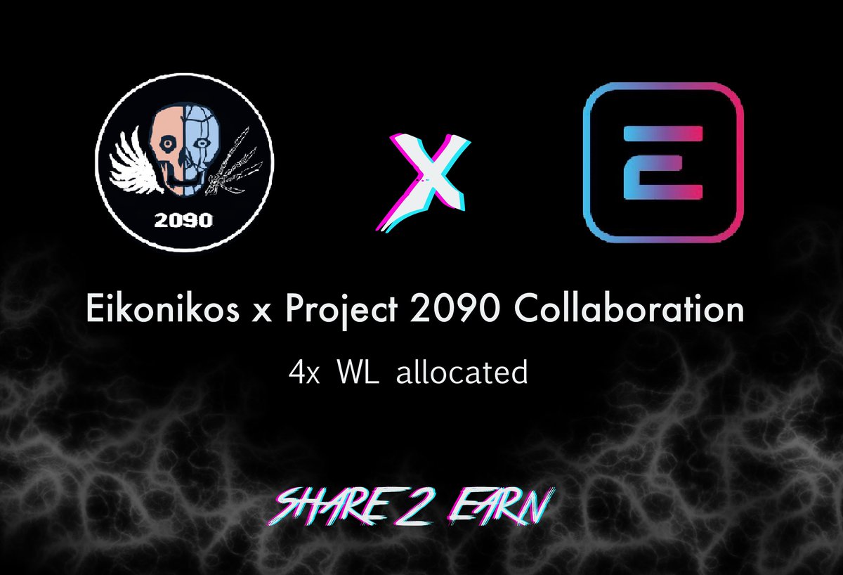 project2090nft's tweet image. GM Cyborgs! Two @Eikonikos WL spots to be given away on our Twitter!

1⃣Like, RT 
2⃣Follow 
@Eikonikos_HQ
  and 
@project2090nft 
to quality

Winner will be picked in 24 hours.

P.S. 2 more spots to be given away in our Discord via the Share 2 Earn program. 

Join to learn more!