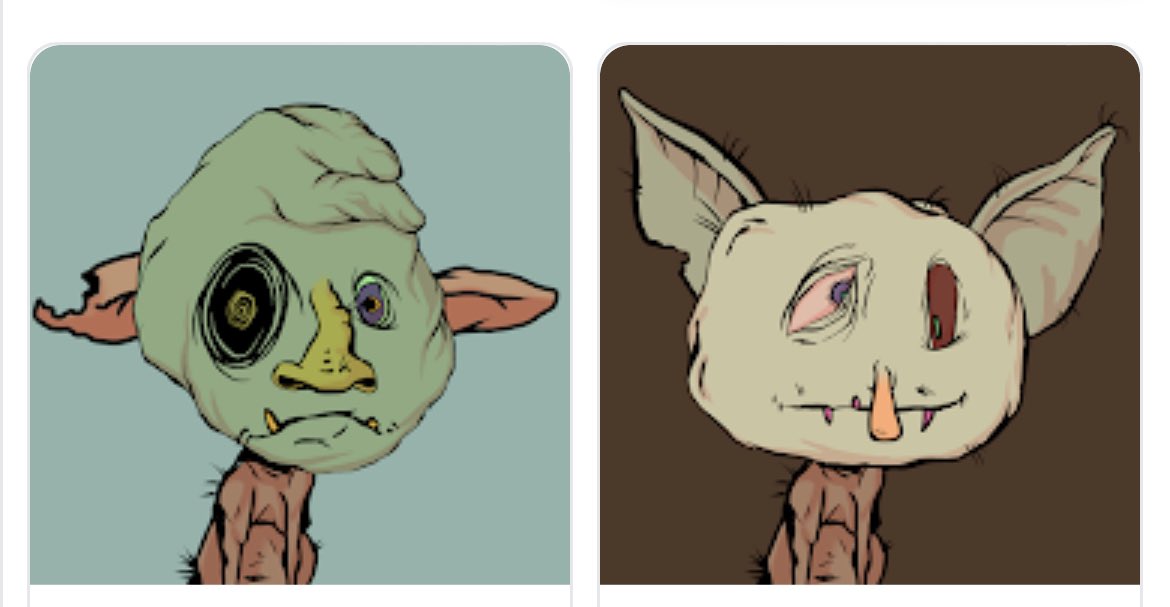 Y’all went from loving cute and soft NFTs, to raving over these dark and scary ass characters.