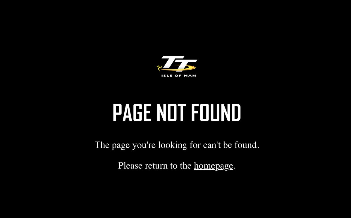 intelect_group's tweet photo. Looking for an #IOM #TT experience? 🙄 Surely we can do better? #broken #weblinks https://t.co/JVp4BjzPif