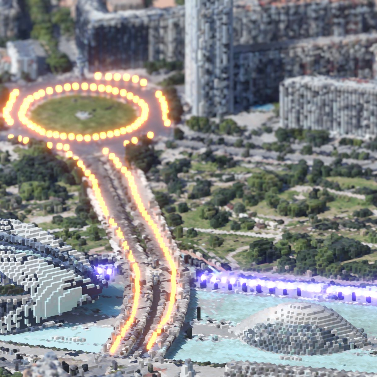 LaChimera1's tweet photo. Uèèèè amici happy Sunday 🥰

Today I want to show you a #voxel work dedicated to Valencia 🇪🇸
One of "the 12 Treasures of Spain", The City of Arts and Sciences, from the <LaChimera Voxel Cities> collection on @signArtApp 

In the comment Video &amp; Link

#NFTCommunity #nft #cryptoart https://t.co/i1aHBBUXxF