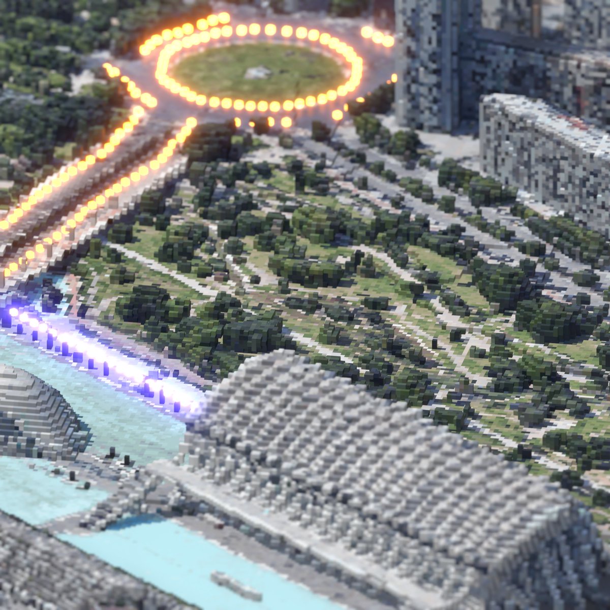 LaChimera1's tweet photo. Uèèèè amici happy Sunday 🥰

Today I want to show you a #voxel work dedicated to Valencia 🇪🇸
One of "the 12 Treasures of Spain", The City of Arts and Sciences, from the <LaChimera Voxel Cities> collection on @signArtApp 

In the comment Video &amp; Link

#NFTCommunity #nft #cryptoart https://t.co/i1aHBBUXxF